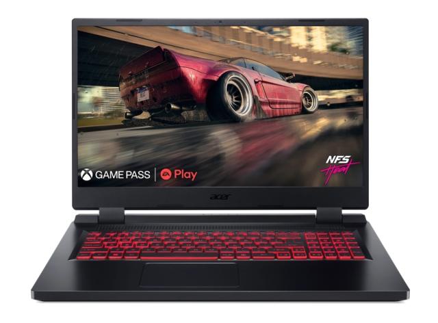 Лаптоп Acer Nitro 5, AN517-42-R3FW, AMD Ryzen 7 6800H (3.2GHz up to 4.7GHz,16MB),17.3" QHD (2560 x 1440) IPS 165Hz SlimBezel, 16GB DDR5 , 1024GB NVMe SSD, RTX 3060 6GB GDDR6, Cam&Mic.,WIFI 6E 2X2 BT, RGB Backlit kbd, Free DOS