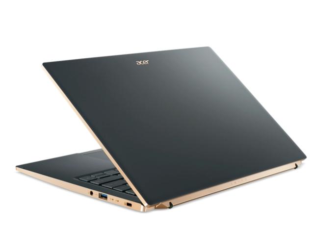 Лаптоп Acer Swift 5, SF514-56T-70F5, Core i7-1260P (up to 4.7GHz, 18MB), 14" 2.5K (2560 x 1440) IPS touch, 16GB LPDDR5, 1024GB PCIe SSD, Intel UMA, WIFI 6E BT 5.0 INTEL Killer CNVi, Backlit KB, FPR, Win 11 Home, Steam Blue