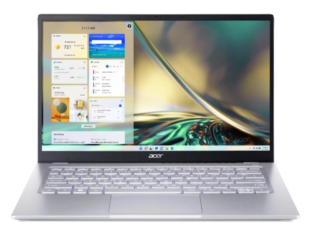 Лаптоп Acer Swift X, SF314-44-R3RD, AMD Ryzen 7 5825U (Up to 4.5GHz, 16MB), 14" IPS FHD (1920x1080), 16GB DDR4, 1024GB PCIe SSD, AMD Radeon RX8 Vega, WiFi 6AX+BT, HD Cam, FPR, Linux, Silver