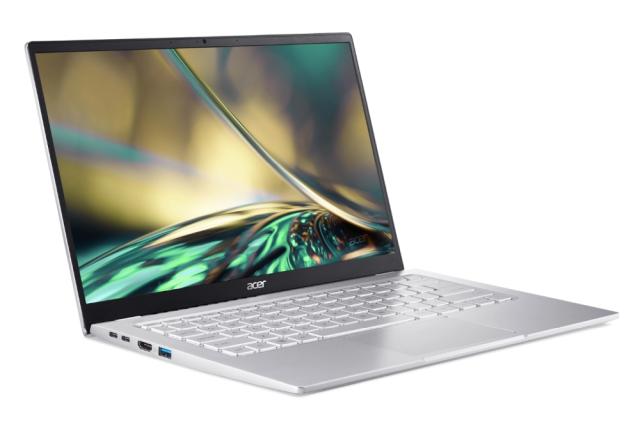 Лаптоп Acer Swift X, SF314-44-R3RD, AMD Ryzen 7 5825U (Up to 4.5GHz, 16MB), 14" IPS FHD (1920x1080), 16GB DDR4, 1024GB PCIe SSD, AMD Radeon RX8 Vega, WiFi 6AX+BT, HD Cam, FPR, Linux, Silver