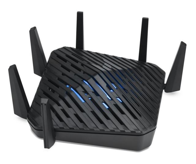 Рутер Acer Predator Connect W6 FF, 7800 Mbps, 2.4GHz/5GHz/6GHz, Wireless AX, 4x LAN1000, 1x WAN2500