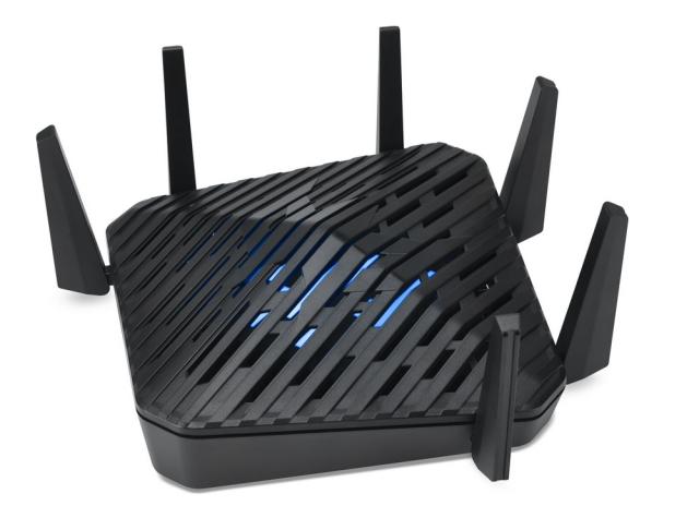 Рутер Acer Predator Connect W6 FF, 7800 Mbps, 2.4GHz/5GHz/6GHz, Wireless AX, 4x LAN1000, 1x WAN2500