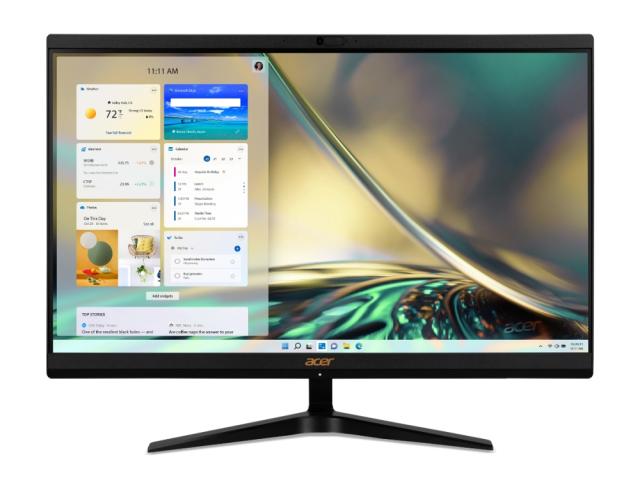 Настолен компютър - всичко в едно Acer Aspire C24-1700 23.8" FHD AiO, Intel Core i5-1235U (up to 4.40GHz, 12MB), 8GB DDR4,512GB SSD, no DVD, Intel Iris Xe Graphics, HDMI out, USB 3.2 gen 2, 2xUSB 3.2 gen 1, USB C, USB 2.0, RJ-45, WiFi AX & BT, Cam., 