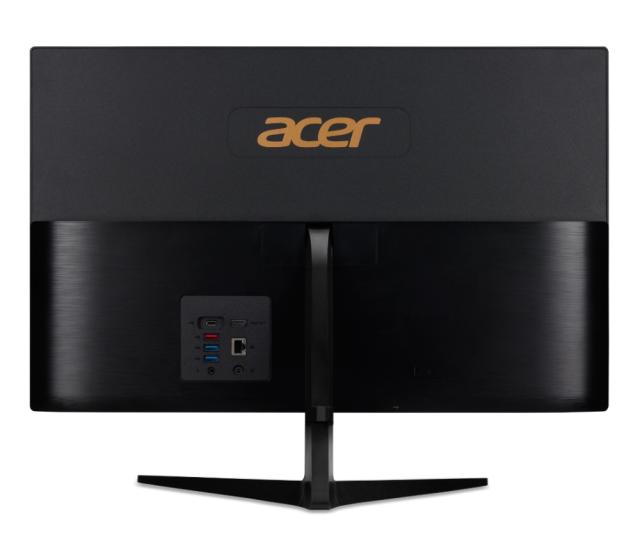 Настолен компютър - всичко в едно Acer Aspire C24-1700 23.8" FHD AiO, Intel Core i5-1235U (up to 4.40GHz, 12MB), 8GB DDR4,512GB SSD, no DVD, Intel Iris Xe Graphics, HDMI out, USB 3.2 gen 2, 2xUSB 3.2 gen 1, USB C, USB 2.0, RJ-45, WiFi AX & BT, Cam., 