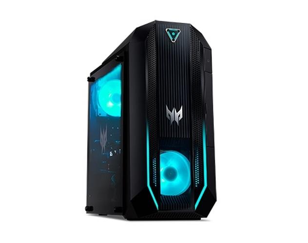 Настолен компютър Acer Predator PO3-630, Intel Core i5-11400F (up to 4.4GHz, 12MB), 8GB DDR4(max.64GB 3200MHz), 512GB SSD, NVIDIA GeForce RTX 3070 8GB GDDR6, 2*USB 2.0, 6*USB 3.2, GLAN,WiFi 6 & BT, 500W, Tempered Glass Side Panel,No OS+Acer Nitro RG2