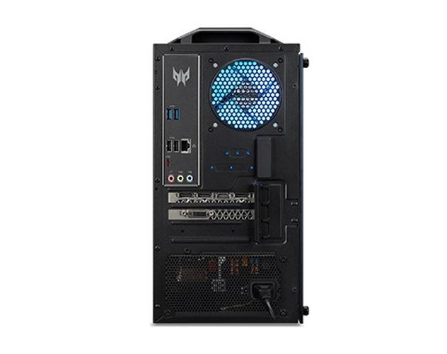 Настолен компютър Acer Predator PO3-630, Intel Core i5-11400F (up to 4.4GHz, 12MB), 8GB DDR4(max.64GB 3200MHz), 512GB SSD, NVIDIA GeForce RTX 3070 8GB GDDR6, 2*USB 2.0, 6*USB 3.2, GLAN,WiFi 6 & BT, 500W, Tempered Glass Side Panel,No OS+Acer Nitro RG2