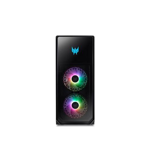 Настолен компютър Acer Predator PO5-640, Core i5-12400 (2.50GHz up to 4.40GHz, 18MB), 2*8GB DDR5 4800MHz, 512GB, GeForce RTX 3070 8GB GDDR6, 4*USB 2.0, 4*USB 3.2, 5*Audio jack, WIFI 6E, BT, 800W, Tempered Glass Side Panel, Free DOS