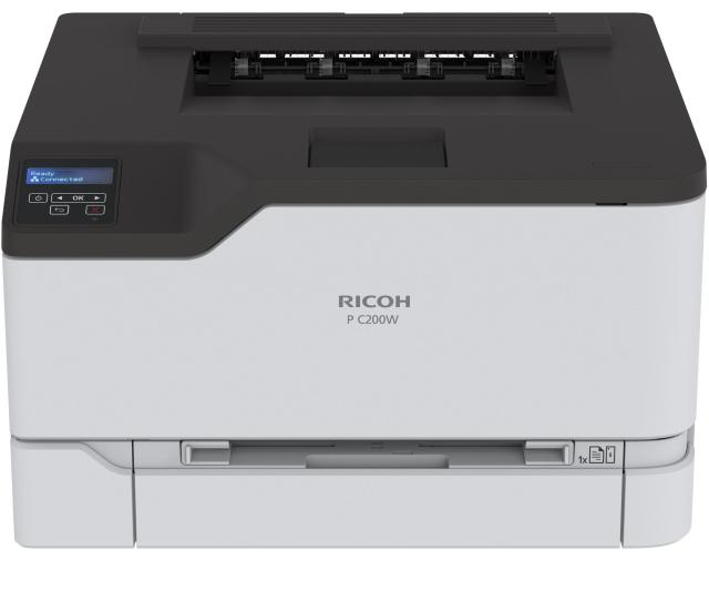 Цветен лазерен принтер RICOH P C200W, USB 2.0, LAN, WiFi, A4, 24 ppm