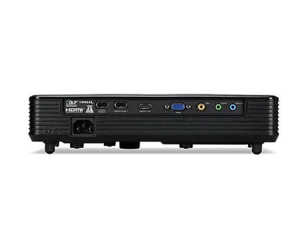 Мултимедиен проектор Acer Projector XD1320Wi, LED, WXGA (1280x800), 4000 LED lm (1600 ANSI lm), 1M:1, 3D ready, LED lamp life -up to 30000 hours, VGA in, 2xUSB(Type A, 5V/1A, dongle), Miracast, Wifi dongle included, RCA, Audio in/out, 1x3W, Bag, 2.1K