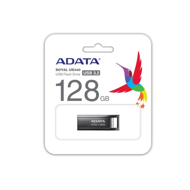 USB памет  Adata 128GB UR340 USB 3.2 Gen1-Flash Drive Black