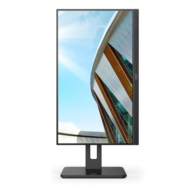 Монитор AOC 22P2DU, 21.5" IPS WLED, 1920x1080@75Hz, 4ms GtG, 250cd m/2, 1000:1, 50M:1 DCR, Adaptive Sync, FlickerFree, Low Blue Light, 2Wx2, Tilt, Height Adjust, Pivot, Swivel, D-SUB, DVI, HDMI, USB hub