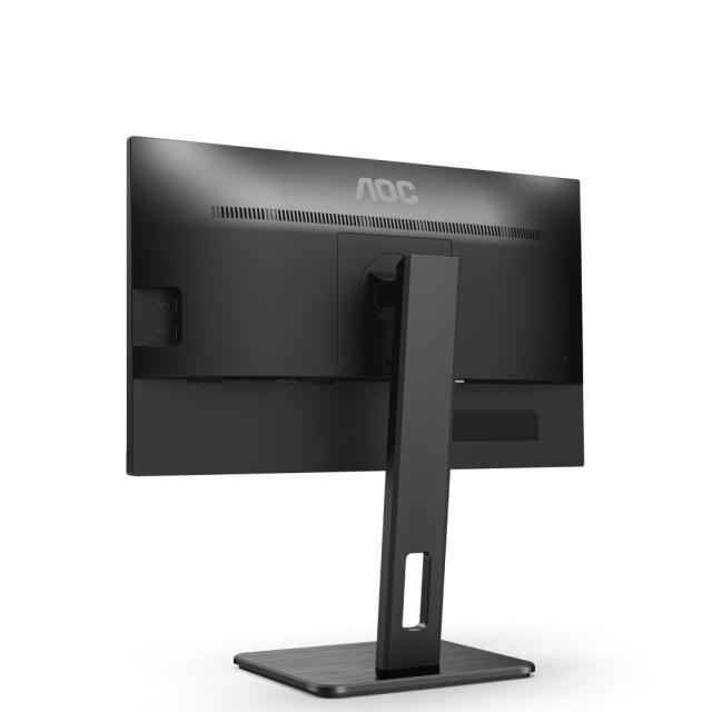 Монитор AOC 22P2DU, 21.5" IPS WLED, 1920x1080@75Hz, 4ms GtG, 250cd m/2, 1000:1, 50M:1 DCR, Adaptive Sync, FlickerFree, Low Blue Light, 2Wx2, Tilt, Height Adjust, Pivot, Swivel, D-SUB, DVI, HDMI, USB hub