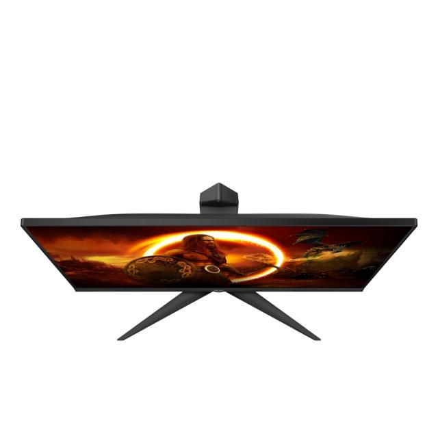 Монитор AOC 24G2SPU/BK, 23.8" IPS WLED, 1920x1080@165Hz, 4ms GtG, 1ms MPRT, 250cd/m2, 1000:1, DCR 80M:1, AdaptiveSync, FlickerFree, Low Blue Light, 2Wx2, Tilt, Height Adjust, Pivot, Swivel, D-SUB, 2xHDMI, DP, USB hub
