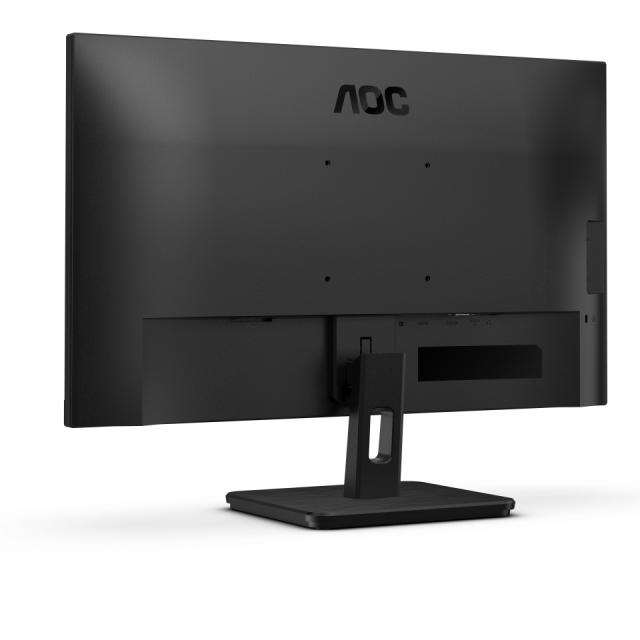 Монитор AOC 24E3UM 23.8" VA WLED, 1920x1080@75Hz, 4ms,  300cd m/2, 3000:1, AdaptiveSync, FlickerFree, Low Blue Light, 2Wx2, Tilt, D-SUB, HDMI, DP, USB hub