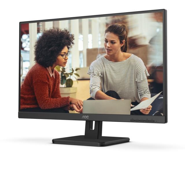 Монитор AOC Q27E3UAM, 27" VA WLED, 2560x1440@75Hz, 4ms, 350cd m/2, 4000:1, AdaptiveSync, FlickerFree, Low Blue Light, 2Wx2, Tilt, HDMI, DP, USB Hub