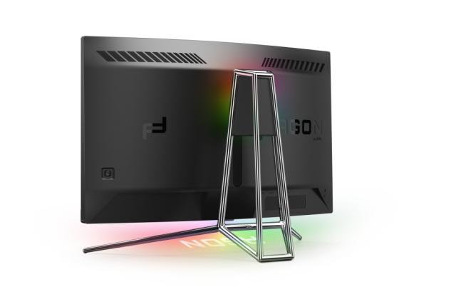 Монитор AOC PD27, 27" VA WLED, Curved 1000R, 2560x1440@240Hz, 1ms GtG, 0.5ms MPRT, 550cd m/2, 2500:1, DCR 80M:1, AdaptiveSync, FlickerFree, Low Blue Light, 5Wx2, Tilt, Height Adjust, Swivel, 2xHDMI, 2xDP, USB hub