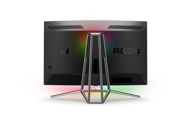 Монитор AOC PD27, 27" VA WLED, Curved 1000R, 2560x1440@240Hz, 1ms GtG, 0.5ms MPRT, 550cd m/2, 2500:1, DCR 80M:1, AdaptiveSync, FlickerFree, Low Blue Light, 5Wx2, Tilt, Height Adjust, Swivel, 2xHDMI, 2xDP, USB hub