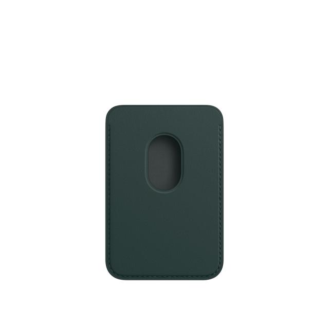 Калъф Apple iPhone Leather Wallet with MagSafe - Forest Green