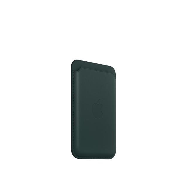 Калъф Apple iPhone Leather Wallet with MagSafe - Forest Green
