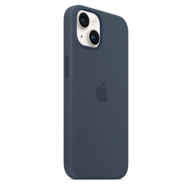 Калъф Apple iPhone 14 Silicone Case with MagSafe - Storm Blue