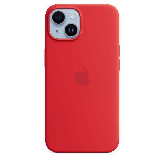 Калъф Apple iPhone 14 Silicone Case with MagSafe - (PRODUCT)RED