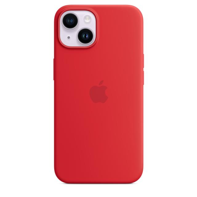 Калъф Apple iPhone 14 Silicone Case with MagSafe - (PRODUCT)RED