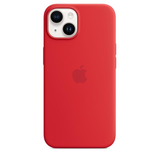 Калъф Apple iPhone 14 Silicone Case with MagSafe - (PRODUCT)RED
