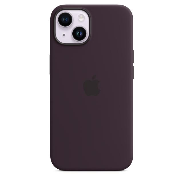 Калъф Apple iPhone 14 Silicone Case with MagSafe - Elderberry