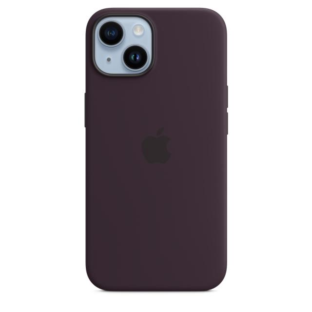 Калъф Apple iPhone 14 Silicone Case with MagSafe - Elderberry