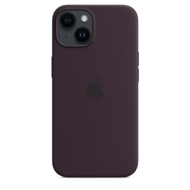Калъф Apple iPhone 14 Silicone Case with MagSafe - Elderberry
