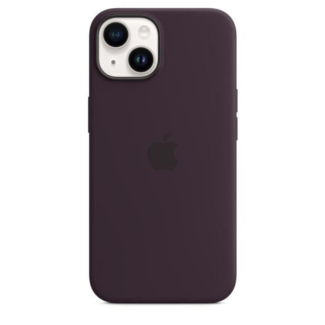 Калъф Apple iPhone 14 Silicone Case with MagSafe - Elderberry
