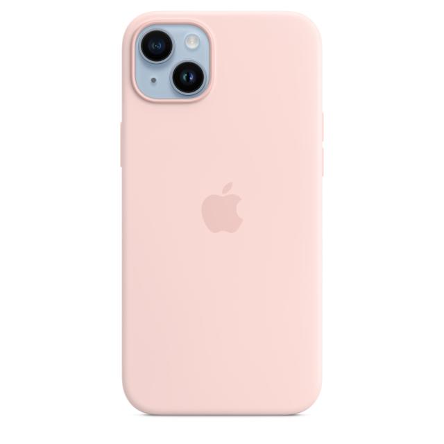 Калъф Apple iPhone 14 Plus Silicone Case with MagSafe - Chalk Pink