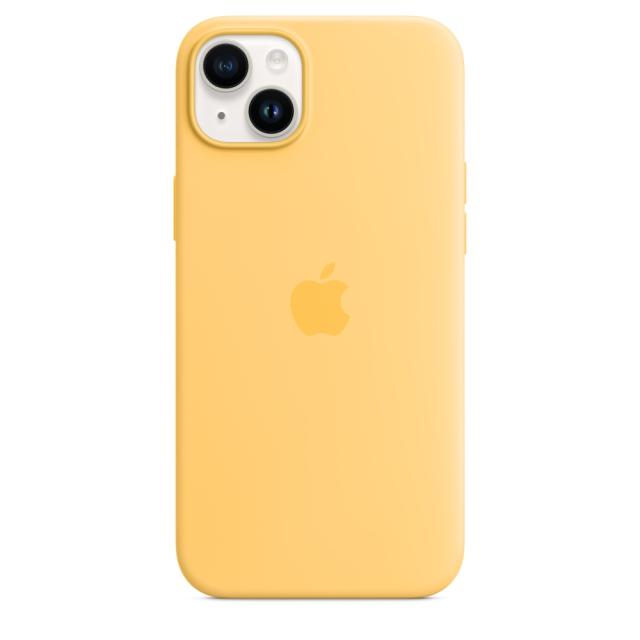 Калъф Apple iPhone 14 Plus Silicone Case with MagSafe - Sunglow