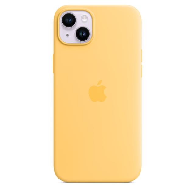 Калъф Apple iPhone 14 Plus Silicone Case with MagSafe - Sunglow