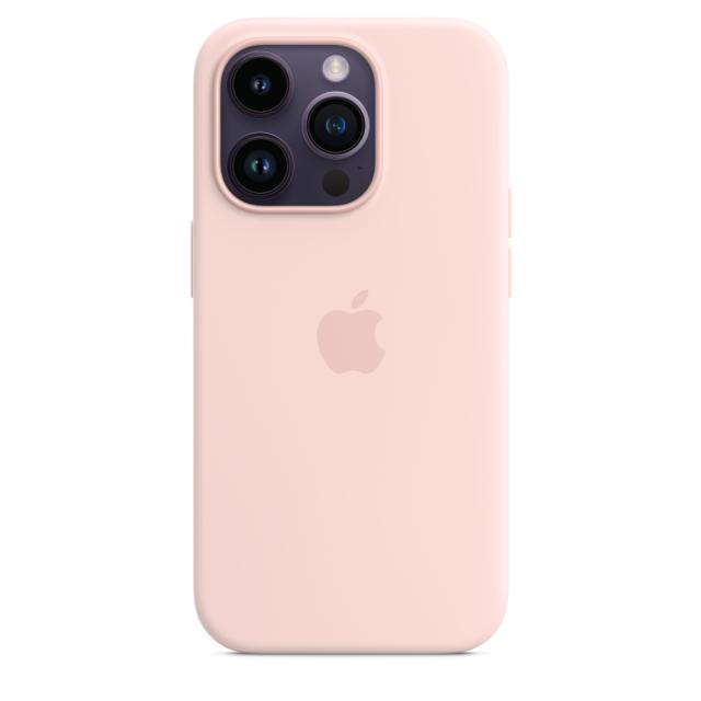 Калъф Apple iPhone 14 Pro Silicone Case with MagSafe - Chalk Pink