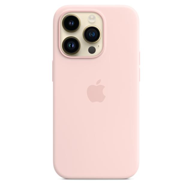 Калъф Apple iPhone 14 Pro Silicone Case with MagSafe - Chalk Pink