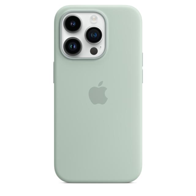 Калъф Apple iPhone 14 Pro Silicone Case with MagSafe - Succulent