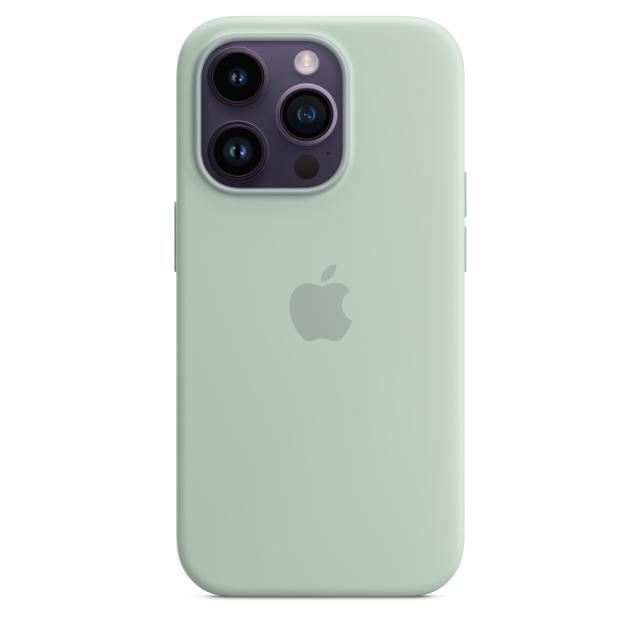 Калъф Apple iPhone 14 Pro Silicone Case with MagSafe - Succulent