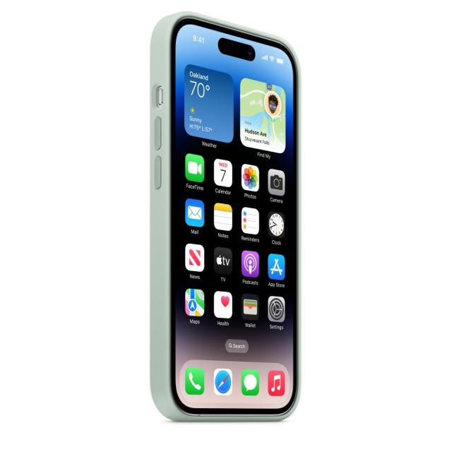 Калъф Apple iPhone 14 Pro Silicone Case with MagSafe - Succulent