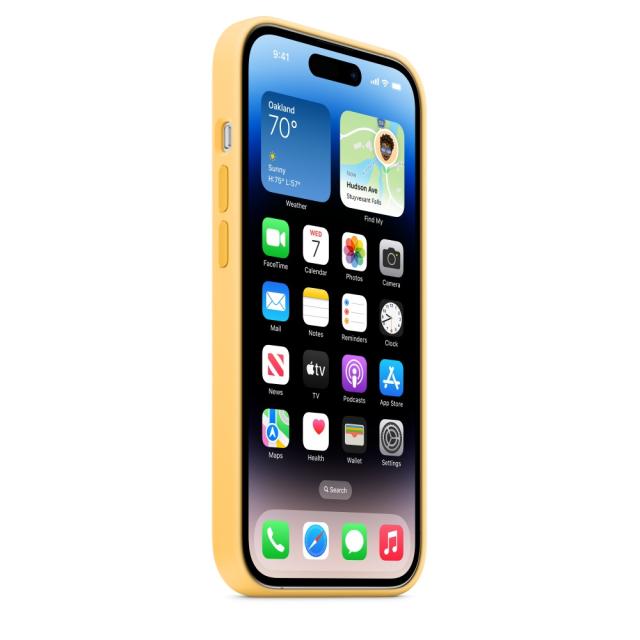 Калъф Apple iPhone 14 Pro Silicone Case with MagSafe - Sunglow