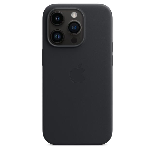 Калъф Apple iPhone 14 Pro Leather Case with MagSafe - Midnight