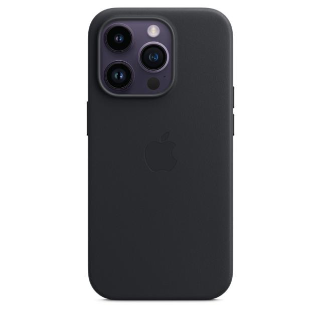 Калъф Apple iPhone 14 Pro Leather Case with MagSafe - Midnight