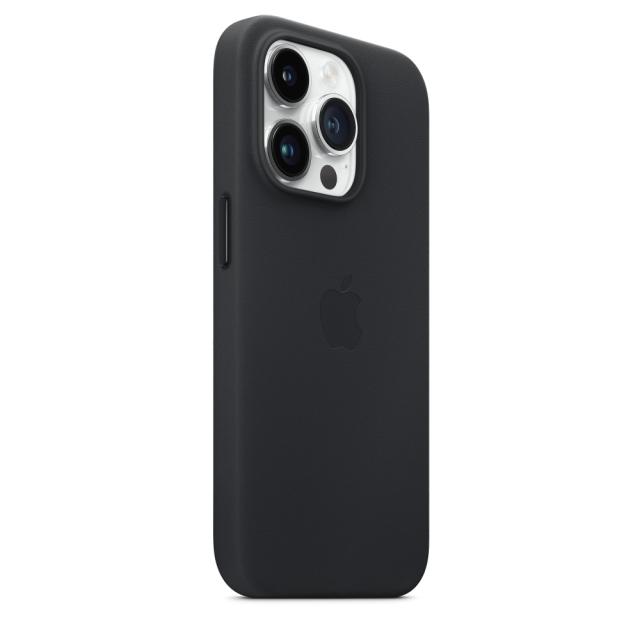 Калъф Apple iPhone 14 Pro Leather Case with MagSafe - Midnight