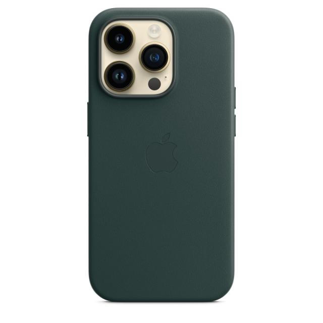 Калъф Apple iPhone 14 Pro Leather Case with MagSafe - Forest Green