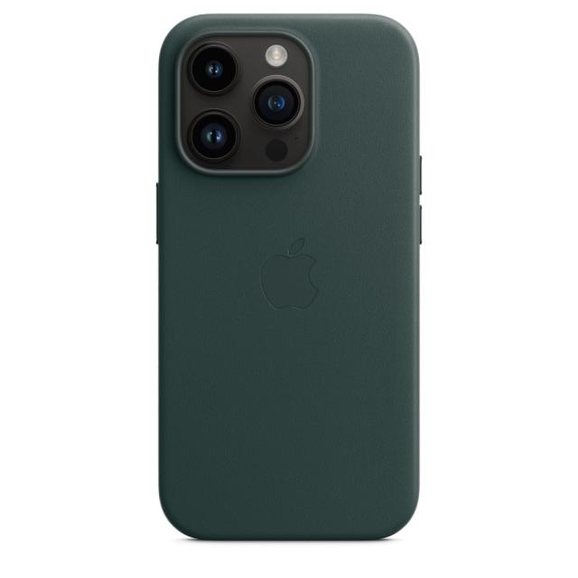 Калъф Apple iPhone 14 Pro Leather Case with MagSafe - Forest Green
