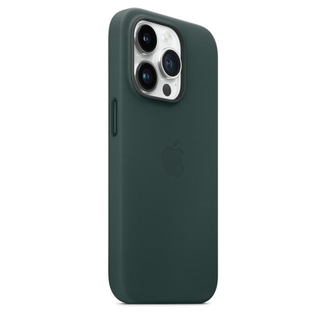 Калъф Apple iPhone 14 Pro Leather Case with MagSafe - Forest Green