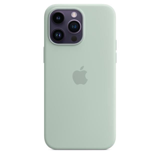 Калъф Apple iPhone 14 Pro Max Silicone Case with MagSafe - Succulent