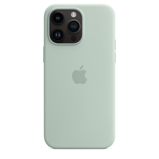 Калъф Apple iPhone 14 Pro Max Silicone Case with MagSafe - Succulent