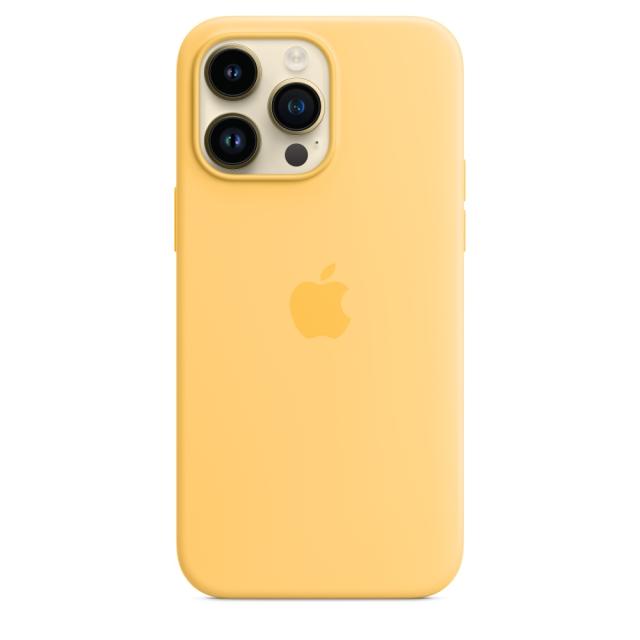 Калъф Apple iPhone 14 Pro Max Silicone Case with MagSafe - Sunglow