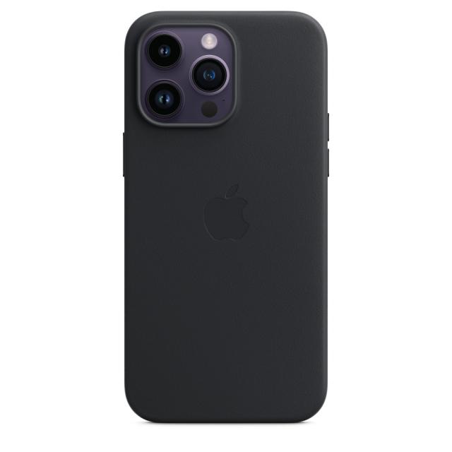 Калъф Apple iPhone 14 Pro Max Leather Case with MagSafe - Midnight